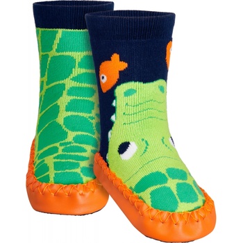 Playshoes Ponožky s protiskluzem Krokodýl