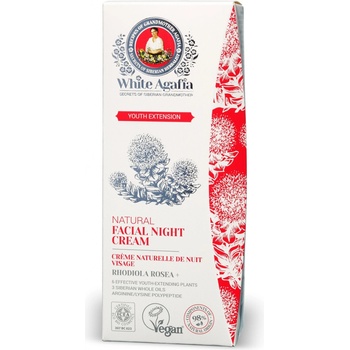 Babička Agafia White Agafia Youth Extension přírodní noční pleťový krém 35-50 let 50 ml