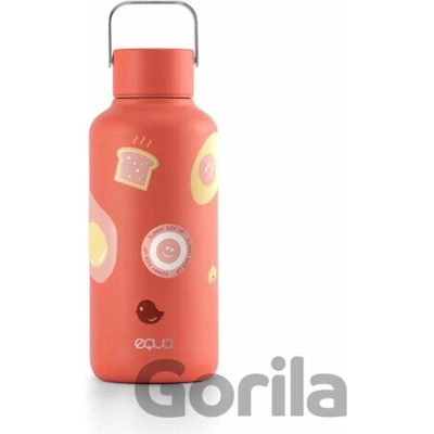 Equa Timeless fľaša na vodu z nehrdzavejúcej ocele malá farba Sunny Side Up 600 ml