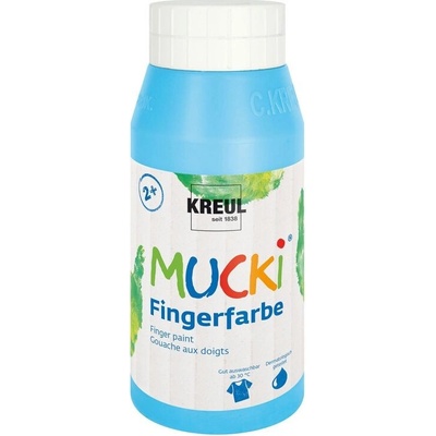 Mucki prstová farba 750 ml svetlomodrá