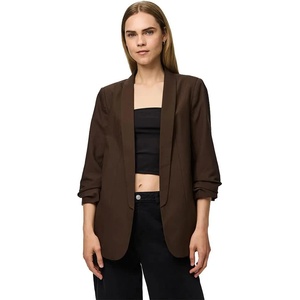 PIECES Сако Pieces Boss 3/4 blazer - Brown (Hot Fudge)