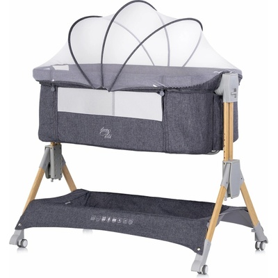 Chipolino Postýlka SleepNFold 2v1 Charcoal