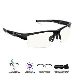 Spirit of gamer Очила Spirit of Gamer - Retina Pro (филтър за синя светлина/UV, антирефлексни, модерен дизайн, черни) SOG-GLAP10 (SOG-GLAP10)
