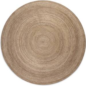 Hanse Home Сиво-бежов двустранен ютен кръгъл килим ø 140 cm Braided - Hanse Home (106006-140)
