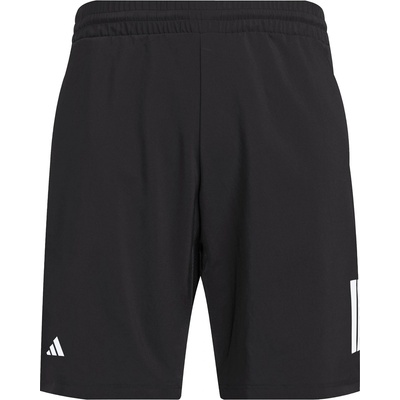 adidas Мъжки къси панталони Adidas Club 3 Stripe Shorts Mens - Black/White