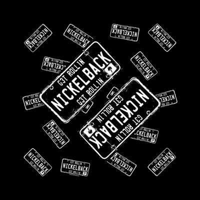 RukaHore šatka Nickelback Get Rollin čierna