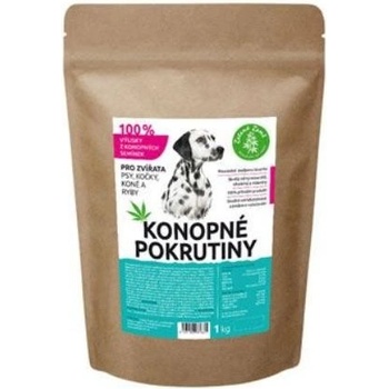 Konopné pokrutiny ve formě výlisků plátků BIO 1kg