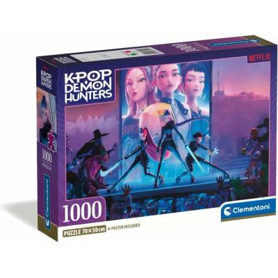 Clementoni KPOP Demon Hunters Copmact 1000 dielov