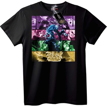 NOONEBRAND Тениска Dragon Ball Z Goku Трансформации - 5XL, Black
