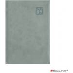 DAYLINER Календар, бележник, A5, ежедневник, DAYLINER „Square, сиво-синьо (DL7AG-SQFA5NA-SZ)
