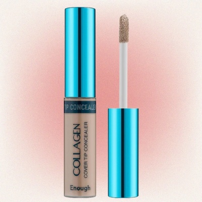 Enough Kolagenový korektor na obličej Collagen Cover Tip Concealer No.01 9 g – Zboží Dáma