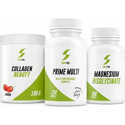 SmartFuel Balíček aktivní žena 40+ (Collagen Beauty + Magnesium bisglycinate + Prime multi) – Hledejceny.cz