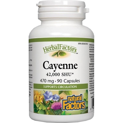 Natural Factors Cayenne 470 mg [90 капсули]