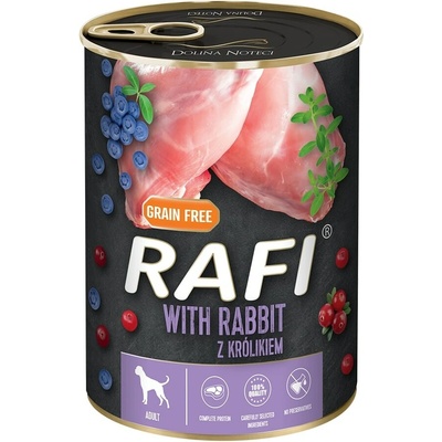 Rafi Adult králik s brusnicami a čučoriedkami 400 g