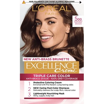 L'Oréal L'Oréal Еxcellence Боя за коса, 500 Natural Brown