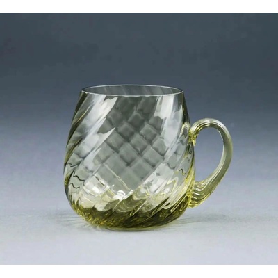 Krasglass studio půllitr na pivo zelené sklo 500 ml
