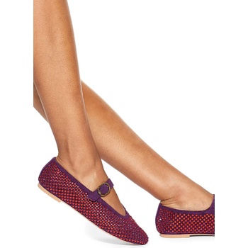 Kurt Geiger London Велурени балеринки Kurt Geiger London Mayfair Ballet Flat (2656390209)