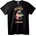 NOONEBRAND Тениска Започва Извън Зоната ти на Комфорт - 2XL, Black