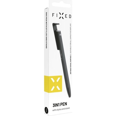 FIXED Pen propiska 3v1 se stylusem a stojánkem FIXPEN-BK – Sleviste.cz