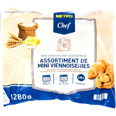 Metro Chef Pečivo máslové mini mix 1,2 kg