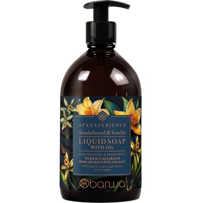 Barwa Изглаждащ и анти-ейдж течен сапун с натурални масла BARWA SPA Experience Liquid soap SANDALWOOD & VANILLA (BCSE336757)