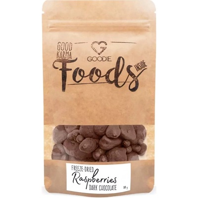 Goodie Lyofilizované maliny v horkej čokoláde 80 g