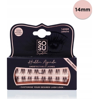 SOSU Cosmetics Doplňovací individuální řasy Hidden Agenda 14 mm (Individual Lashes)