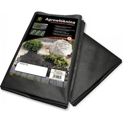 Bradas netkaná mulčovací textilie 50 g/m² černá 3,2 x 5 m