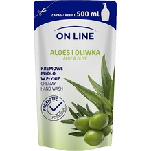 On Line tekuté mydlo Aloe Vera a oliva náhradná náplň 500 ml