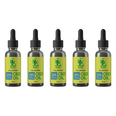 Green Fairy CBD olej full spectrum 20% 2000 mg 5 ks 10 ml