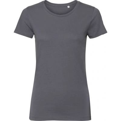 Russell Athletic 108F / Дамска тениска от 100% органичен памук - цвят convoy grey XXL (10108F25305)