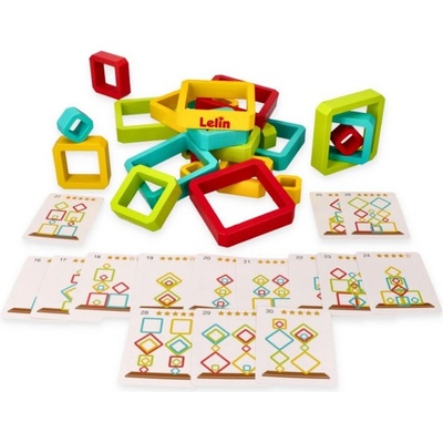 Lelin Balanční geometrická skládačka