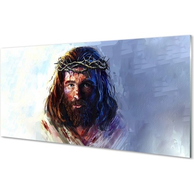 Sklenený obraz obrázok Ježiša 100x50 cm