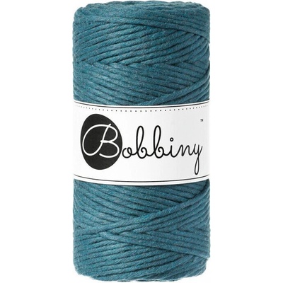 Bobbiny Macrame Cord 3 mm 100 m Peacock Blue Špagát