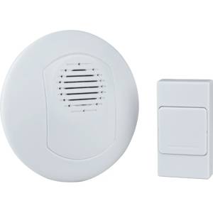 DPM w881w - Безжичен звънец, ДИНГ-ДОНГ, 50м, 3хАА, бял (w881w)