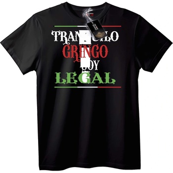 NOONEBRAND Тениска Tranquilo Gringo Момче Легално - 2XL, White