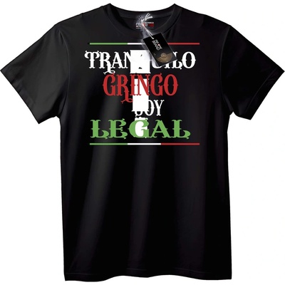 NOONEBRAND Тениска Tranquilo Gringo Момче Легално - 2XL, White