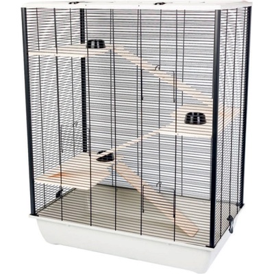 INTER-ZOO Pet Products Клетка за гризачи Diego + wood 78 x 48 x 97 см СВЕТЛО СИВА