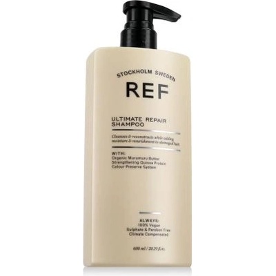 Ref Stockholm Ultimate Repair Shampoo 600 ml дълбоко регенериращ шампоан унисекс