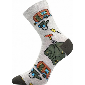 Chlapčenské ponožky Camp šedá bledá