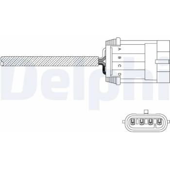 Lambda sonda DELPHI ES11052-12B1