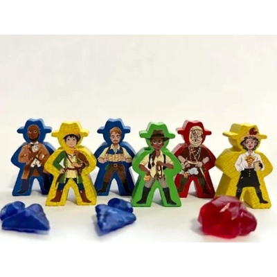 Meeple Stickers samolepky pro ztracený ostrov arnak