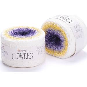 YARNART Flowers 307 Плетива прежда (Flowers 307)