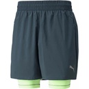 Puma RUN 2IN1 5 short modré 521049-42