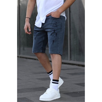 Madmext Мъжки дънкови шорти 6345 - Опушеносиви #394579 (394579_Антрацита)