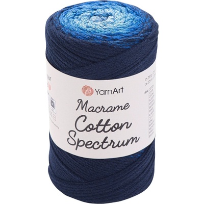 YARNART Macrame Cotton Spectrum 225 m 1324 Dark Blue юта (Macrame Cotton Spectrum 1324)