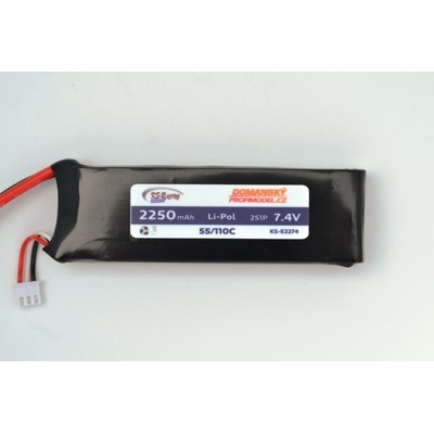 KS-Racing Energy Profimodel Li-Po baterie 2250mAh / 7,4V / 55/110C