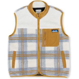 KAVU Дамски поларен елек KAVU Women's Ozette Fleece vest - Horizon Plaid (132-1652-0313)