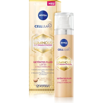 Nivea Cellular Luminous Коригиращ цветен флуид SPF 20 Коректор дамски 40ml