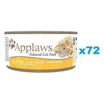 Applaws Cat Tin Chicken Breast s kuřecím 72 x 70 g
